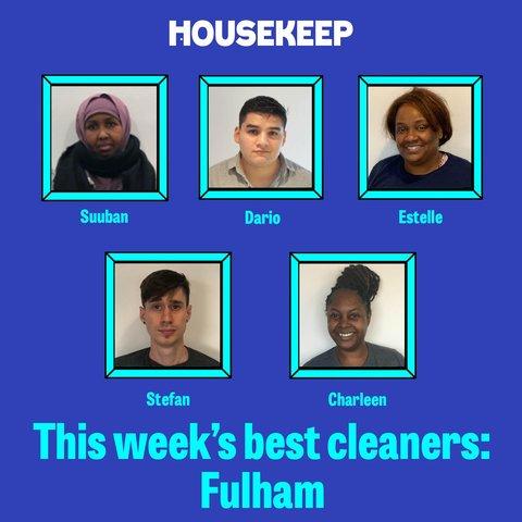 This week's best cleaners: Fulham