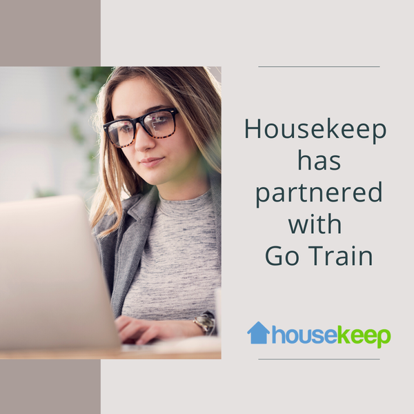 Housekeep has partnered with Go Train
