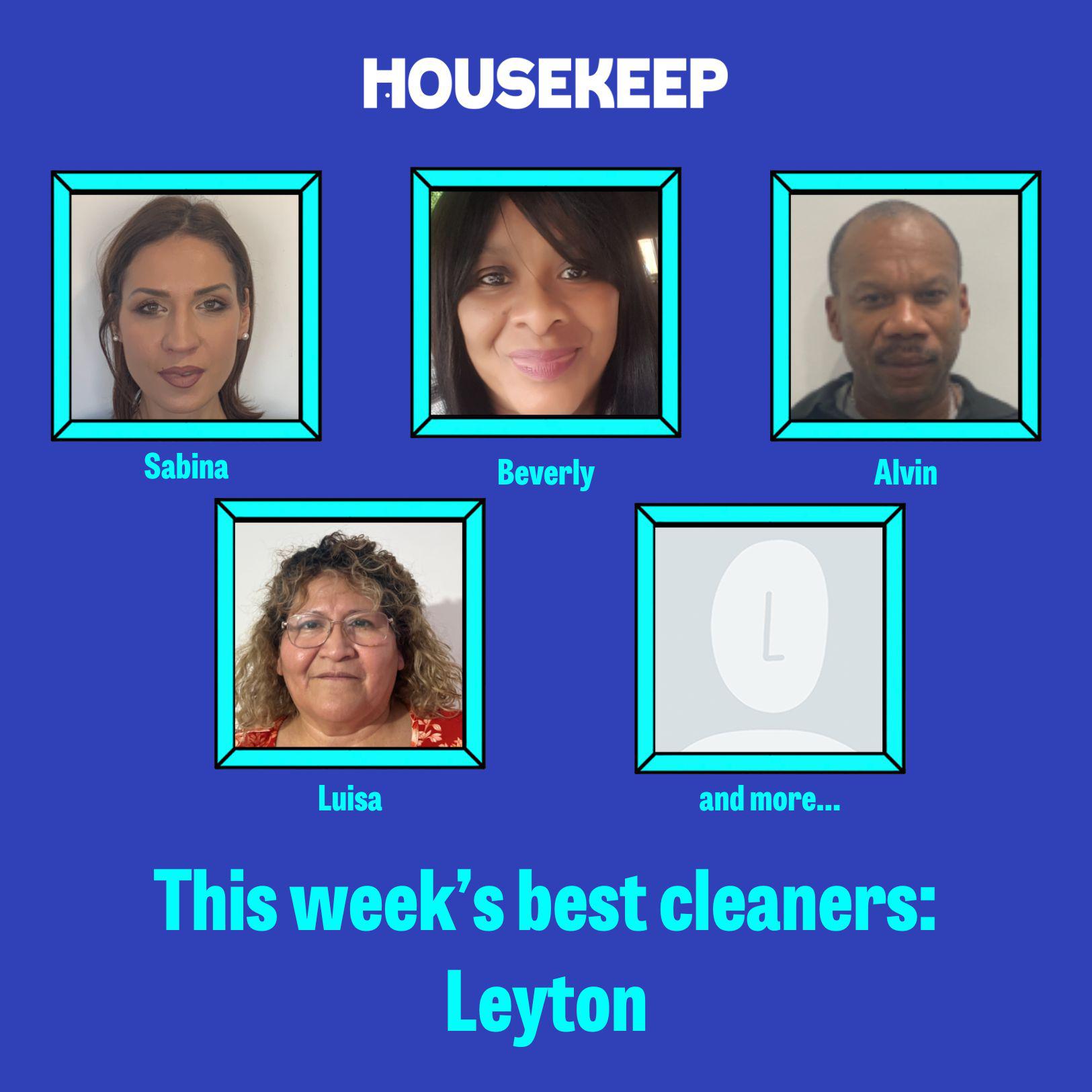 This week's best cleaners: Leyton