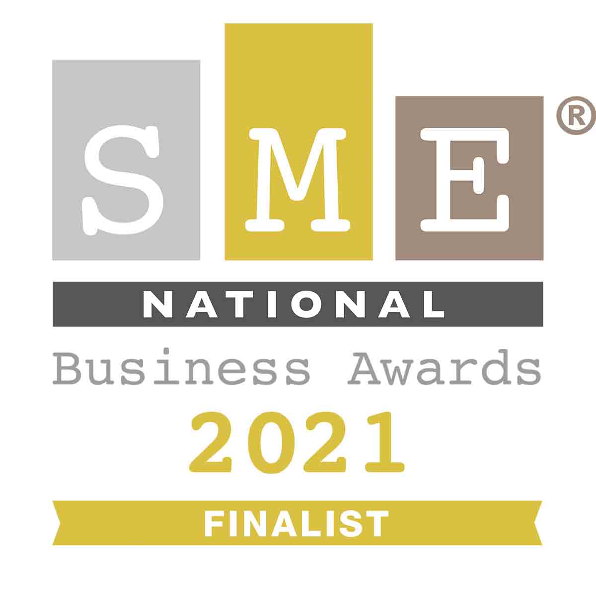 We're finalists at the SME National Business Awards