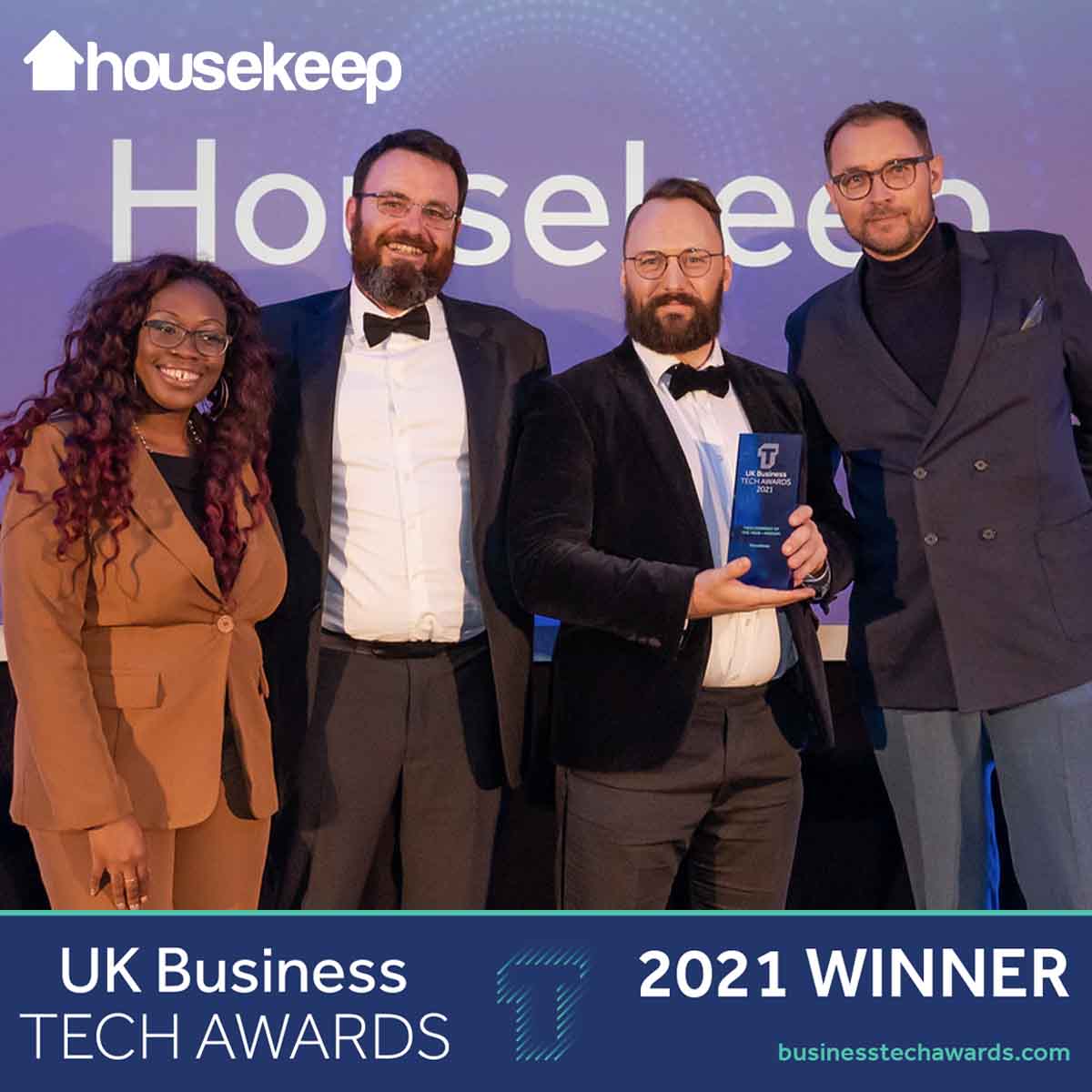 Housekeep wins 'Tech Company of the Year - Medium'