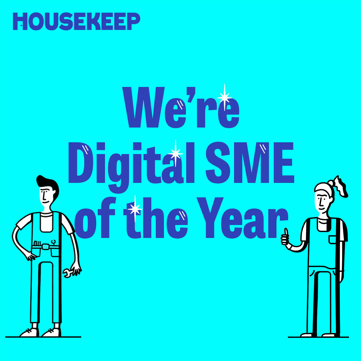 Housekeep named Digital SME of the Year at the DL100 Awards