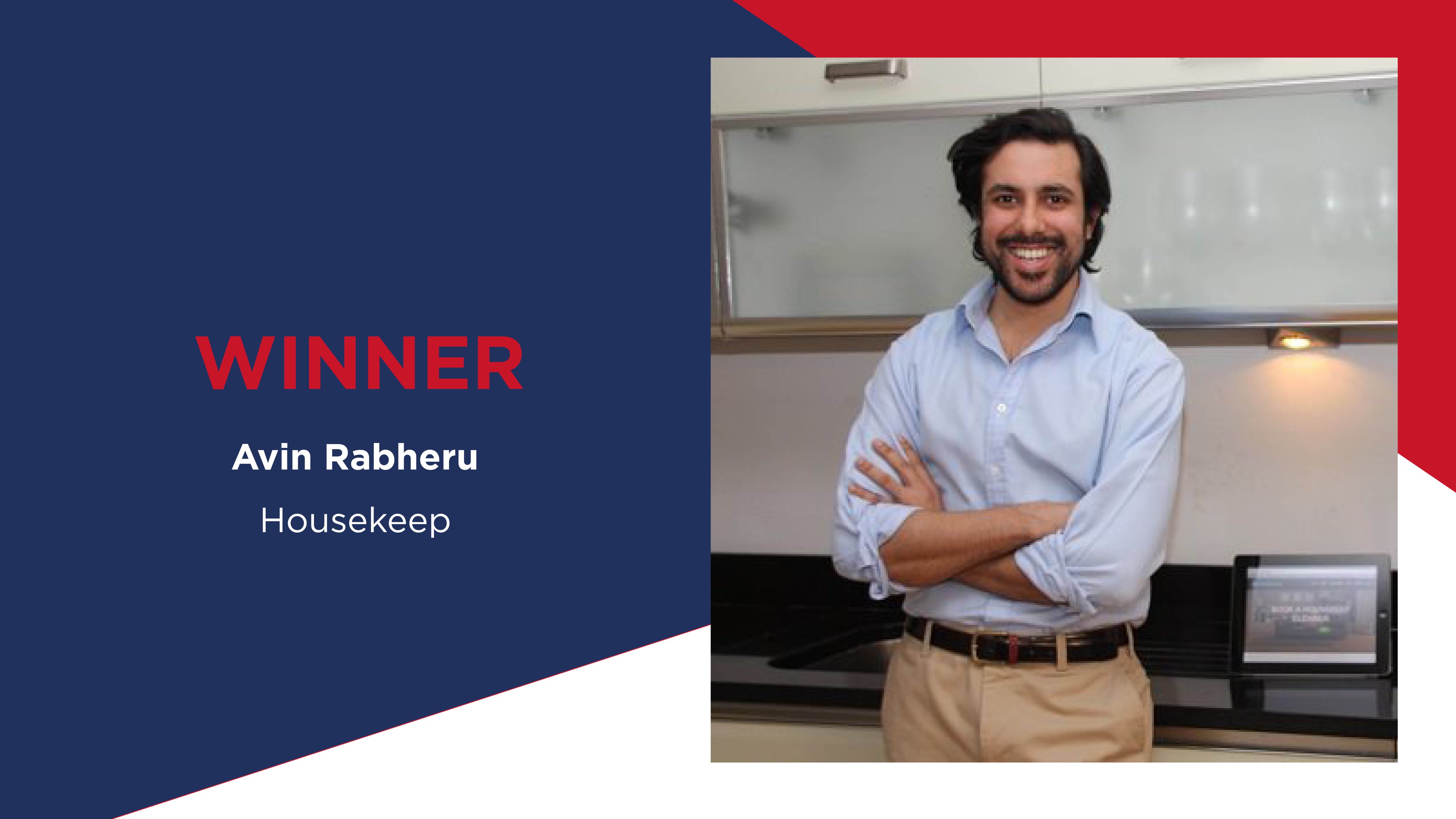 Avin Rabheru wins Scale-Up Entrepreneur of the Year
