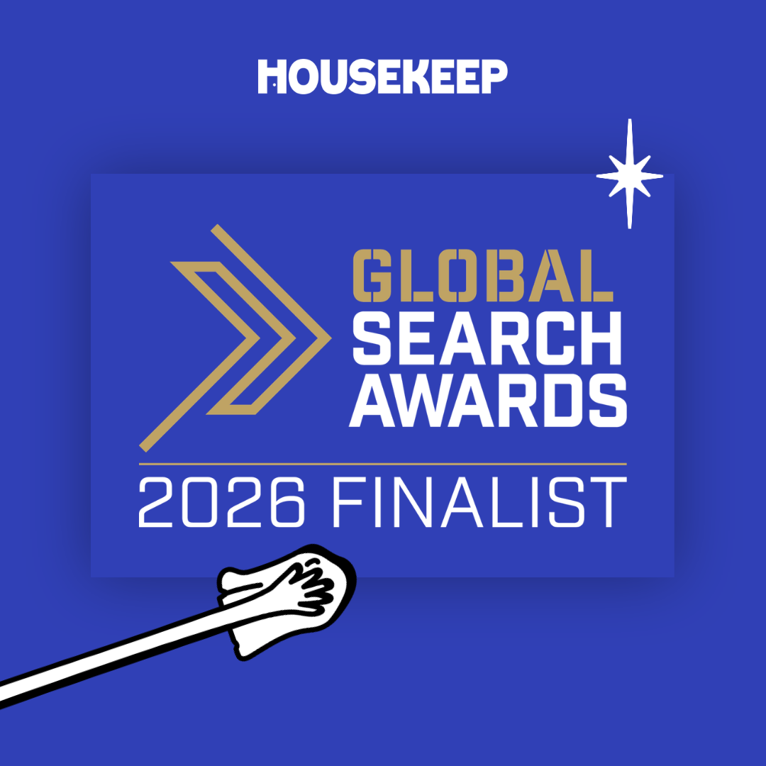 Housekeep shortlisted for the Global Search Awards 2026