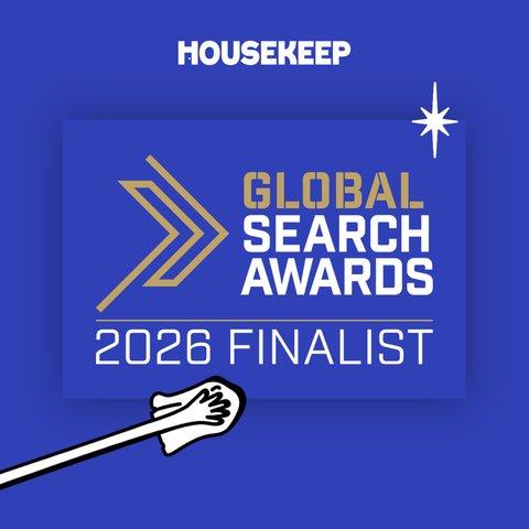 Housekeep shortlisted for the Global Search Awards 2026