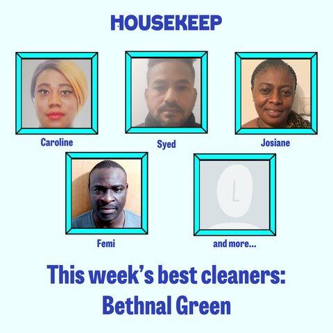 This week's best cleaners: Bethnal Green