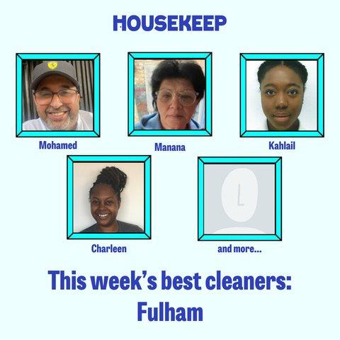 This week's best cleaners: Fulham