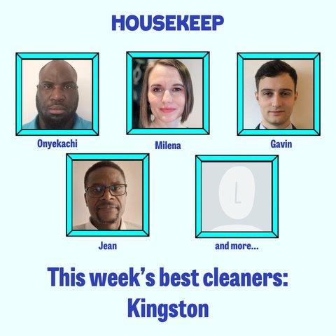 This week's best cleaners: Kingston