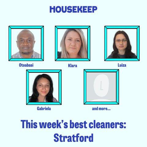 This week's best cleaners: Stratford
