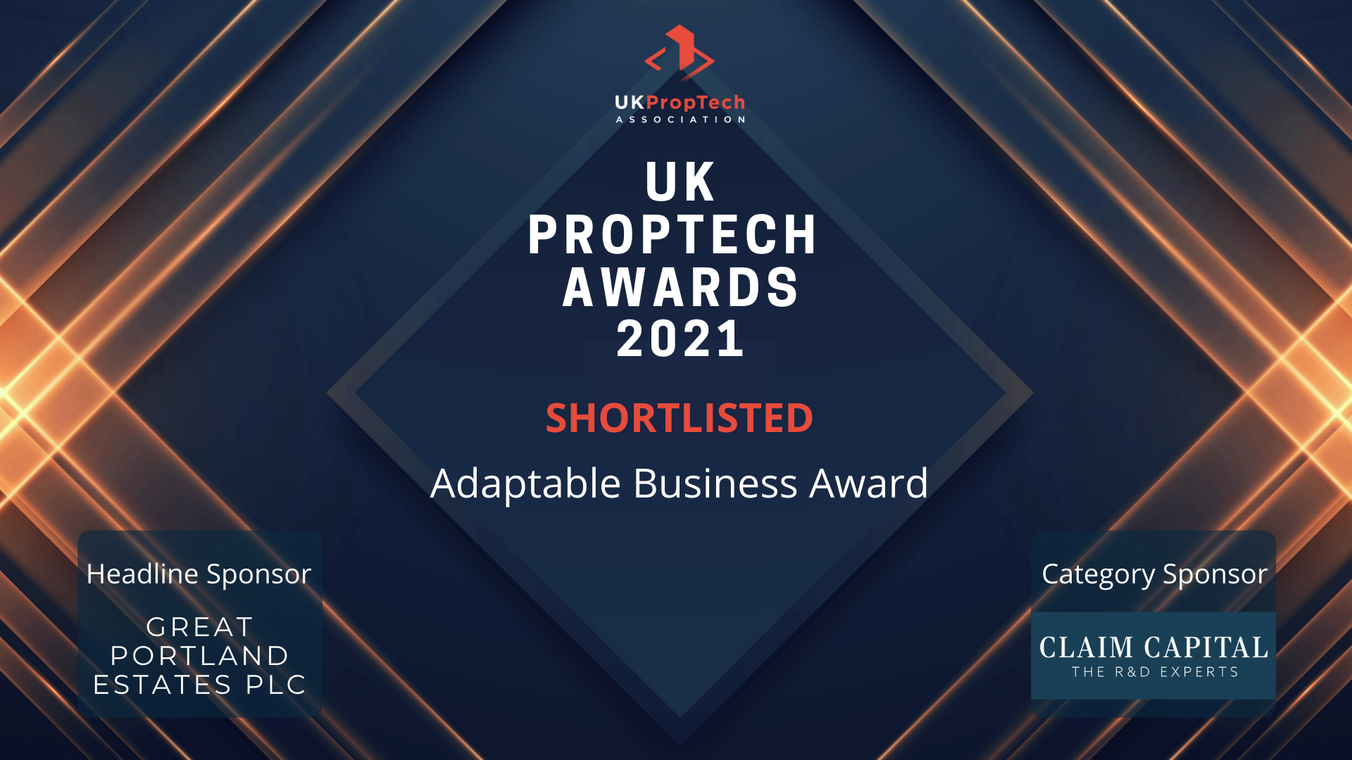 UK Proptech Awards 2021 - Adaptable Business Award - Finalist