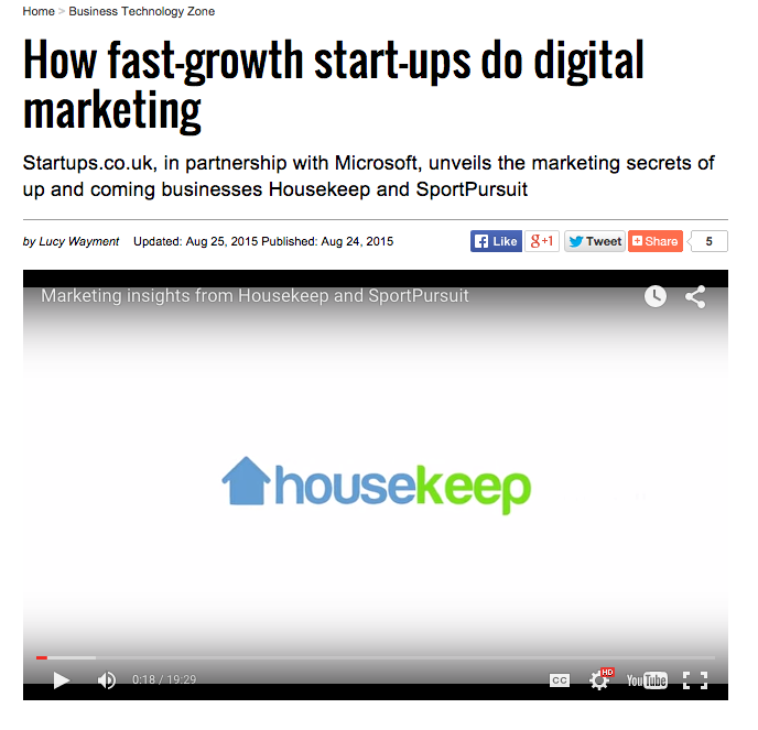Startups.co.uk: How Fast-Growth Startups Do Digital Marketing