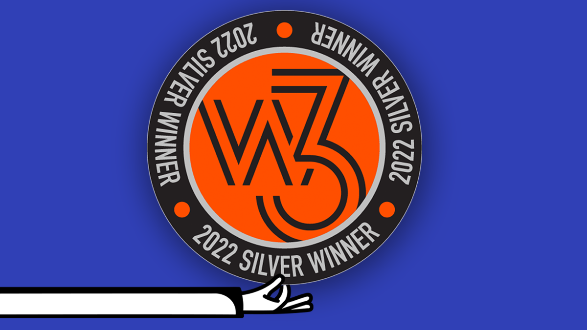 w3 Awards – Website Redesign –  Silver