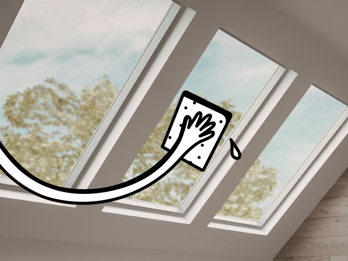 How to clean a skylight
