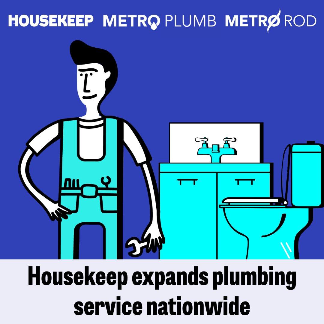 Housekeep expands plumbing nationwide as we continue our mission to fix home services