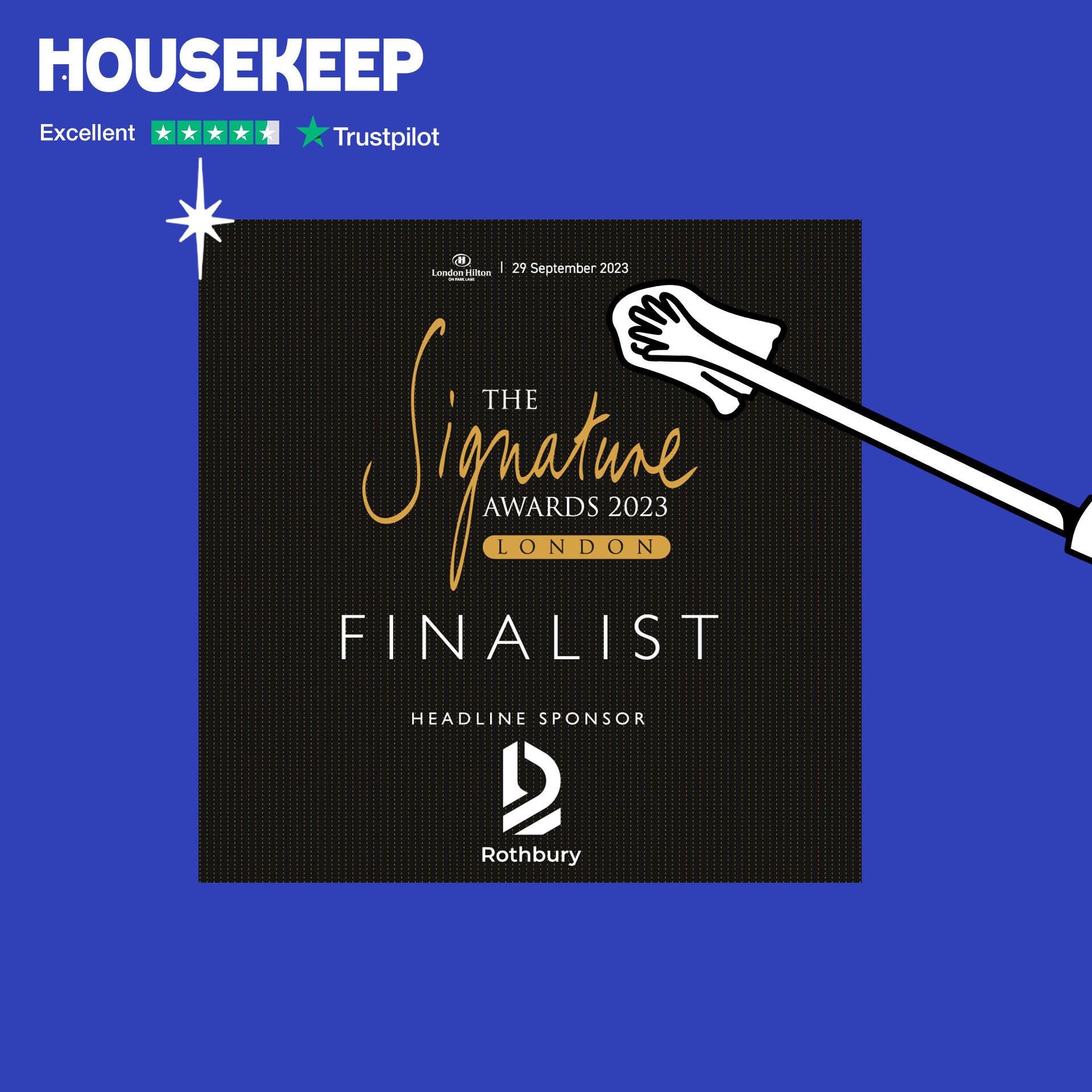 Housekeep shortlisted for the 2023 Signature Awards