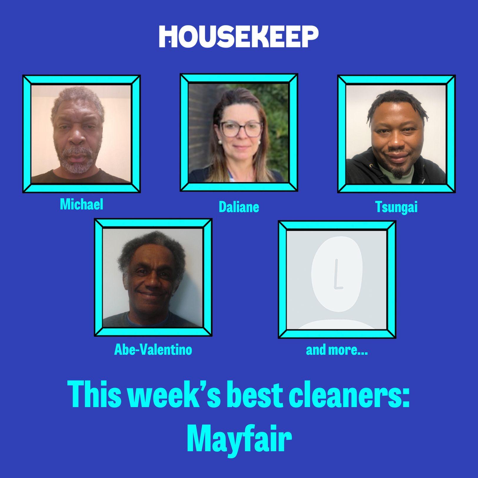 This week's best cleaners: Mayfair