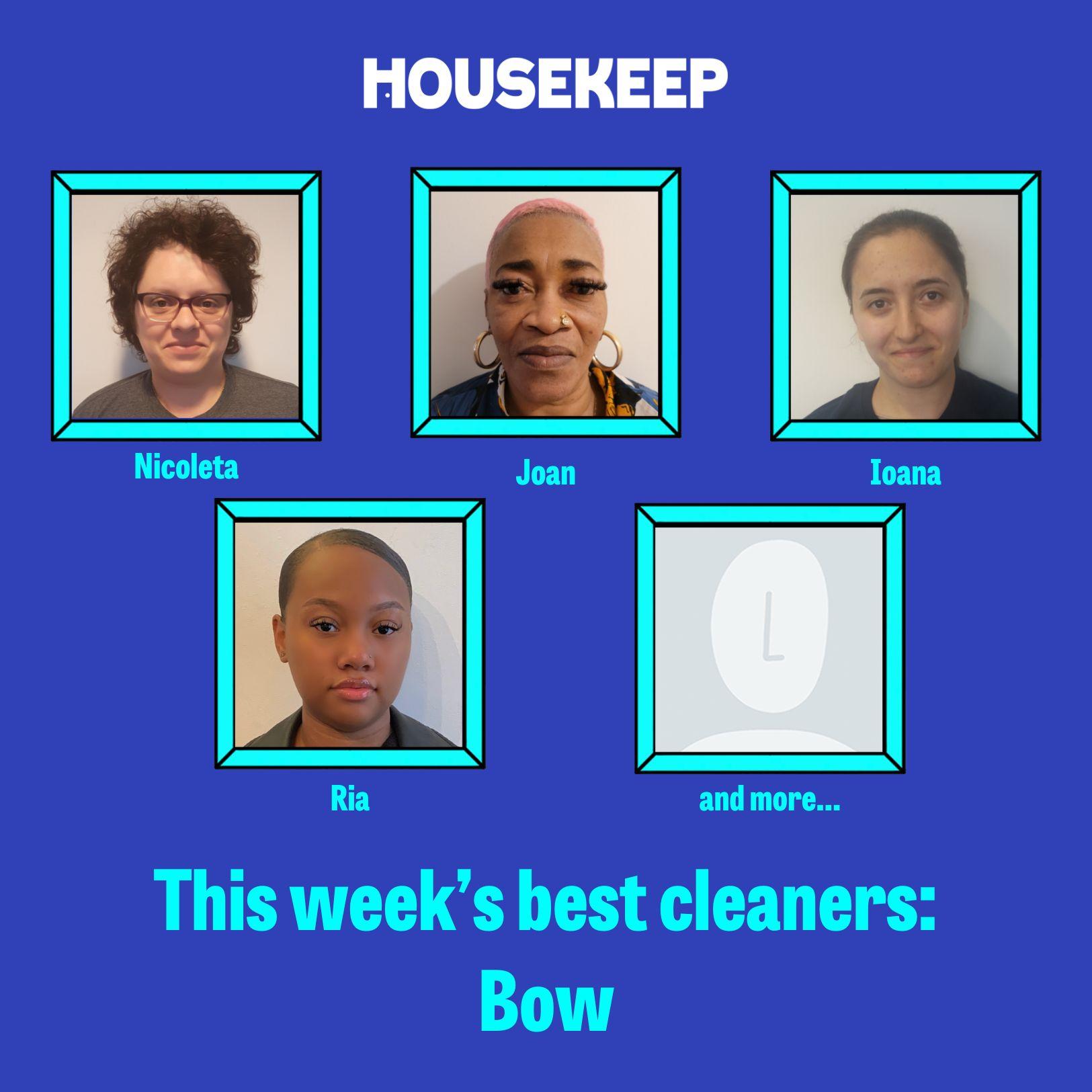 This week's best cleaners: Bow