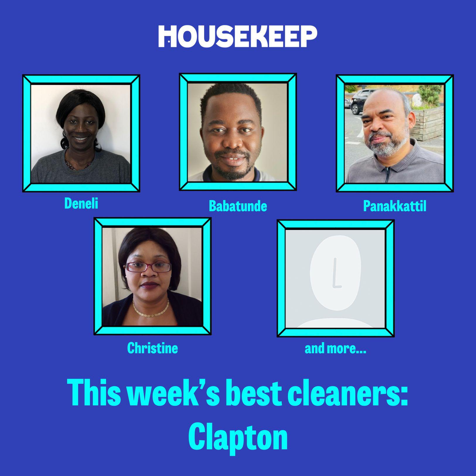 This week's best cleaners: Clapton