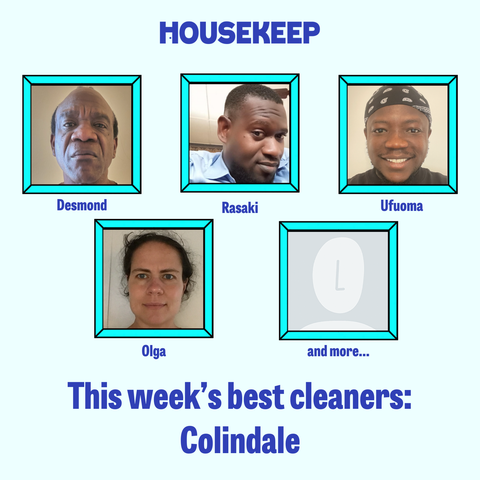 This week's best cleaners: Colindale