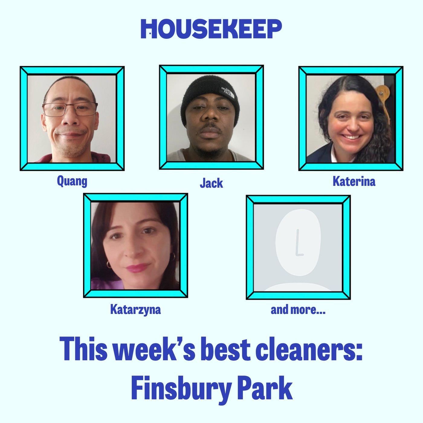 This week's best cleaners: Finsbury Park