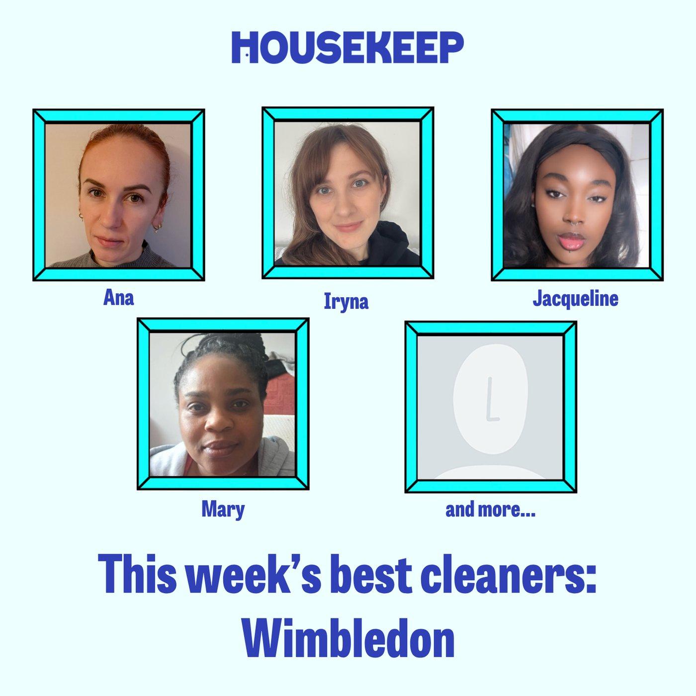 This week's best cleaners: Wimbledon