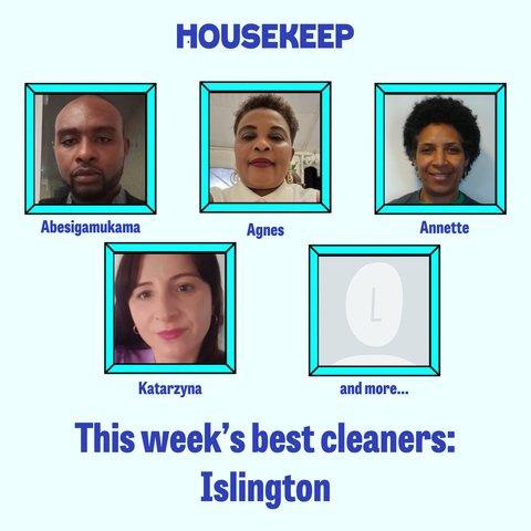 This week's best cleaners: Islington