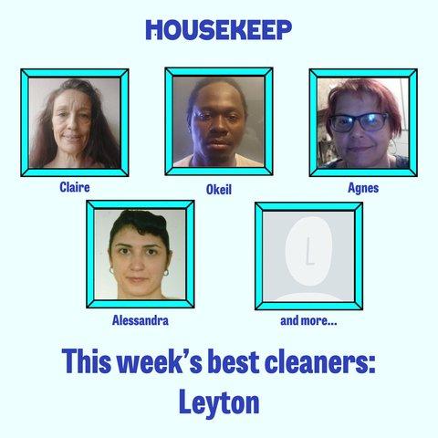 This week's best cleaners: Leyton