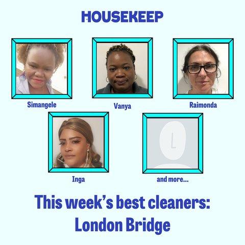 This week's best cleaners: London Bridge