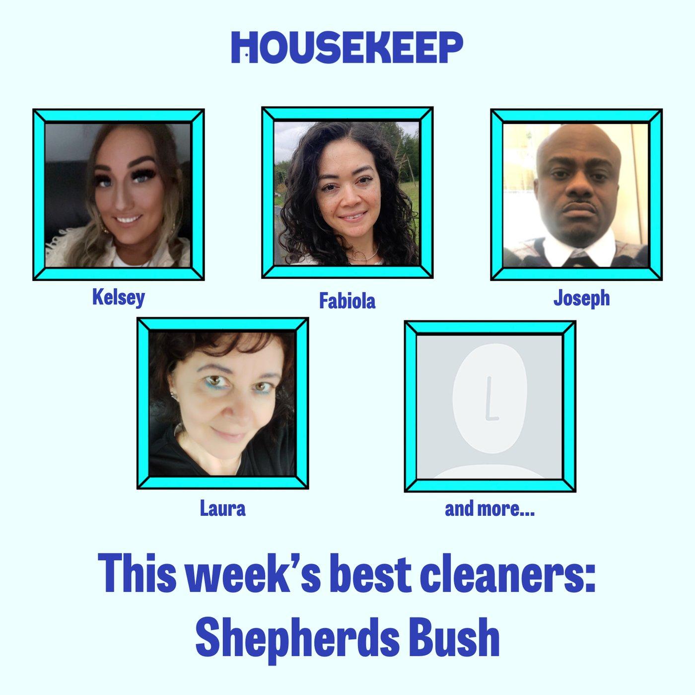 This week's top cleaners: Shepherds Bush