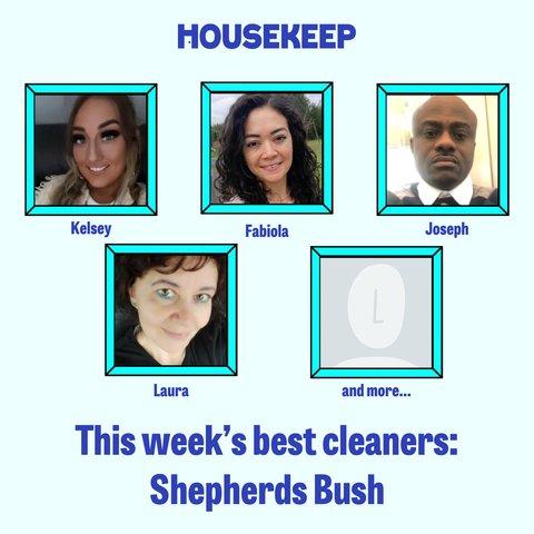 This week's top cleaners: Shepherds Bush
