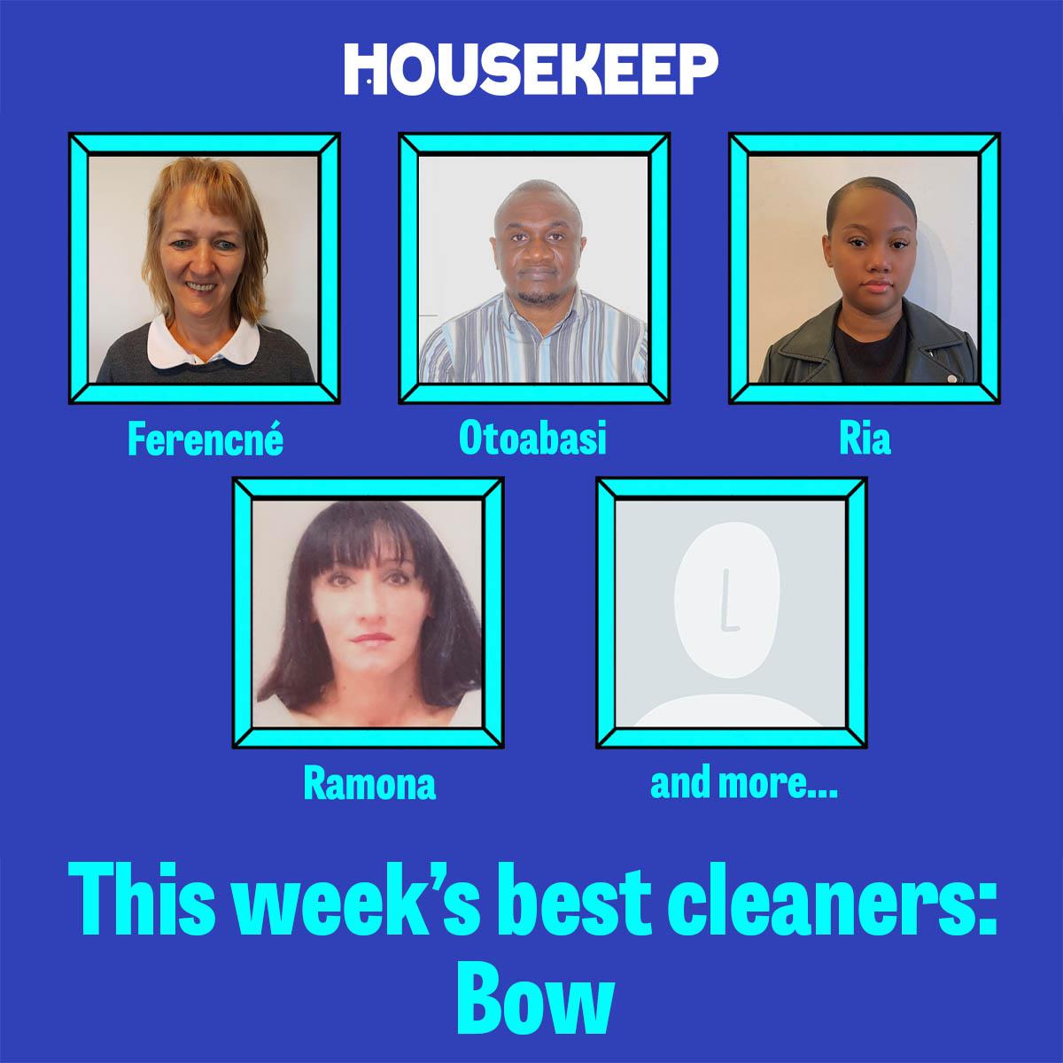 This week's best cleaners: Bow