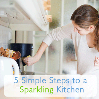 Housekeep How To: 5 Simple Steps to a Sparkling Kitchen