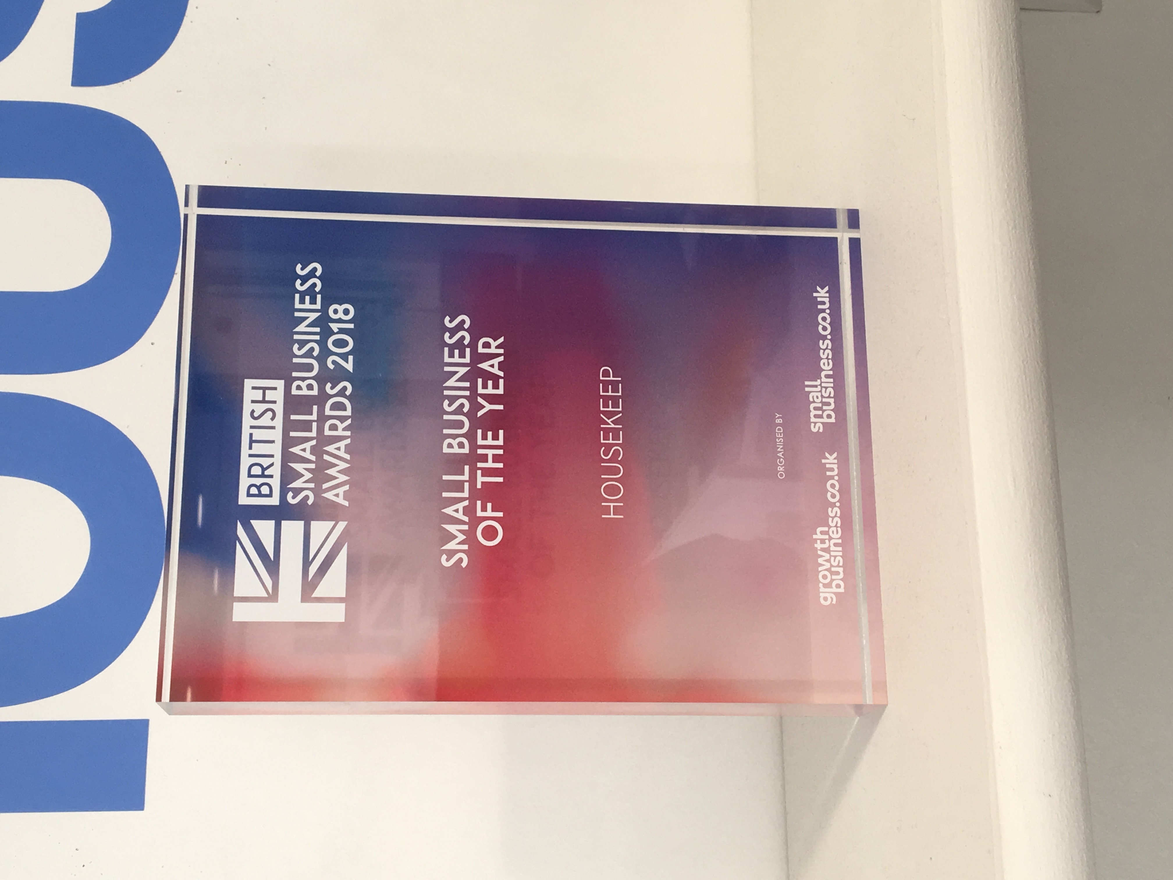 Housekeep wins Small Business of the Year!