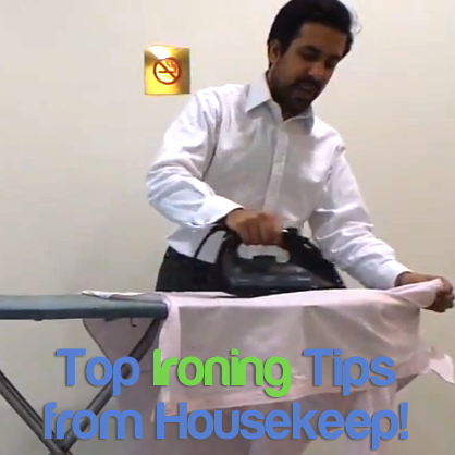 Housekeep How to: Iron a Formal Shirt